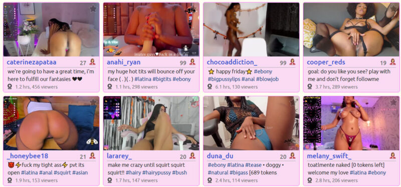 best free black camgirls